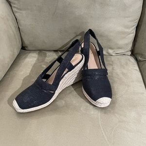 Ralph Lauren black wedges size 9 1/2